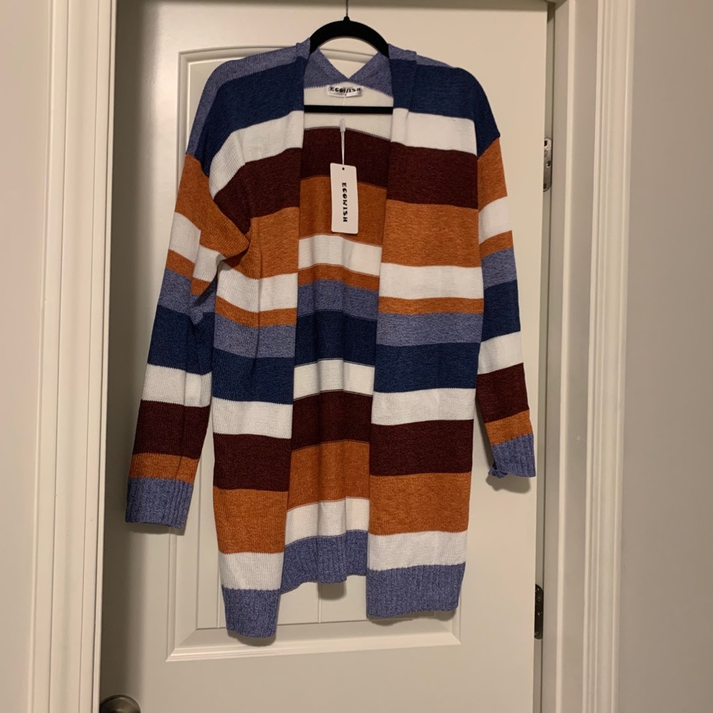 Never worn striped cardigan